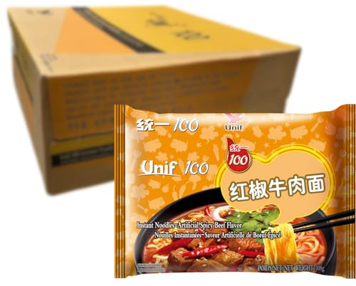 TONGYI Instant Noodles Spicy Beef, 108 g, 24-Count