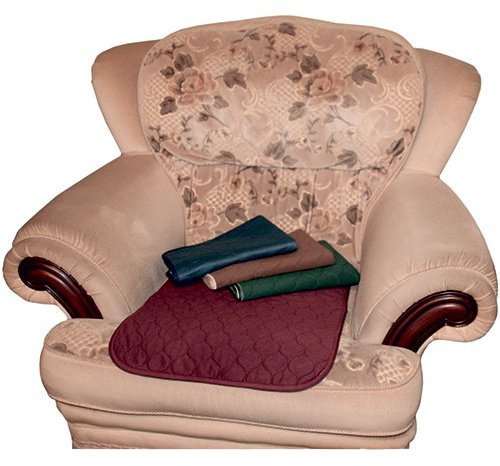 Kozee Komforts Seat Pads - Pack of 3, 1 Litre Absorbency - Stay-Dry Brushed Polyester Top, Moisture-Proof Backing, Absorbent Fibre Mat - Ideal for Incontinence Protection in Wheelchairs, Armchairs, and Cars - Green
