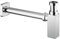 SIFONE LAVABO 1 1/4 Minimal A Vista Design Quadro Square Ottone Cromato