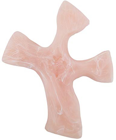 Clinging Cross - Cross Contours To the Human Hand (Rose)