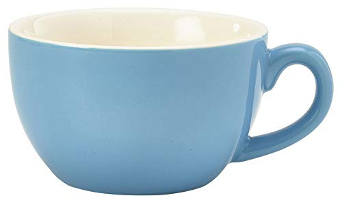 Genware Bowl Shaped Cup Blue 6oz/170ml, Pack of 6