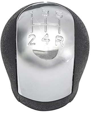 C-FUNN 5 Gang Schaltknauf Chrom für Opel Vectra C B Corsa Astra G Combo