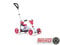 BERG Pedal-Gokart Buzzy 2-in-1 incl. Schubstange, Gokart mit Freilauf, Tretfahrzeug, Kinderfahrzeug mit Handbremse, Tretfahrzeug mit hohem Sicherheitstandard, gokart ab 2 Jahre (Bloom)