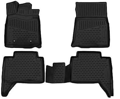 Element 3D Gummimatten Passgenaue Fußmatten Toyota Tacoma 2016-2017 BEI Double cab (USA) 4tlg