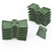 Clip de Fixation pour Brise traités Vue Anti-UV, Clips de Filet de volaille d'écran d'intimité de Tissu d'ombre pour Serre de Jardin, Résistant à l'hiver, Facile à Utiliser - Vert (50 Pièces)
