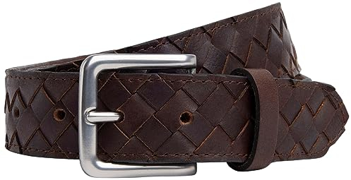 Hackett London Herren Flat Weave Belt, Brown (Brown), 40