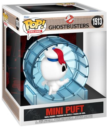 Funko POP! Deluxe : Ghostbusters: Frozen Empire - Mini Puft In Wheel - Collectable Vinyl Figure - Official Merchandise - Toys for Kids & Adults - Movies Fans - Model Figure for Collectors