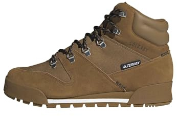 adidas Herren Terrex Snowpitch Cold.RDY Hiking Shoes Wanderschuhe, Bronze Strata/Semi Impact Orange, 50 2/3 EU