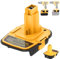 TPDL DM18D USB Akku Adapter für Dewalt 20V Lithium-Ionen zu 18V/20V NiCad & NiMh Akku Werkzeuge, Ersatz DCA1820 Adapters Arbeit für Dewalt 18V Nicad & Nimh Akku Elektrowerkzeuge