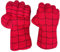 Smash Hands Superheldenhandschuhe Superheldenhände für Kinder Smash Fists Soft Hero Boxing Hand Plüschspielzeug Cosplay Zubehör für Jungen Mädchen Weihnachten (Rot)