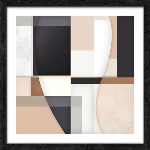 Pro-Art gerahmtes Wandbild Slim Scandic Geometric Shapes lV, 32,5x32,5 cm