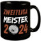 St. Pauli Meisterschale Tasse in Schwarz mit Spruch Zweitliga Meister 2024 Fußball Für Gewinner St. Pauli Aufstieg Reeperbahn Erleben Trophäe Feiern Hamburg Stolz