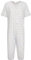 Emy Pigiama Intero Donna Uomo - Pigiama Sanitario per Anziani con Cerniera Posteriore Estivo Manica Corta Anziano in Cotone 100% Italy Fresco (IT, Testo, XL, Regular, Regular, Fiocchetto Azzurro)