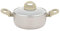 FLORINA Olla de aluminio ISLA 1,6L I 18 cm I Cacerola de aluminio con revestimiento antiadherente I Calentamiento rápido y uniforme I Asas suaves al tacto I Diseño estético