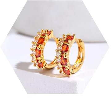 Hypoallergen Mode 925 Creolen Silber Sterling Ohrring für Frauen Kleine Gold Hoop Geschenke für Freundin Mutter Mama Geburtstag Leichte Huggie Tropfen Ohrstecker für Freundin, Einheitsgröße, Van Cleef