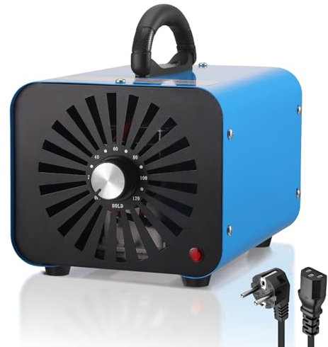 Generador De Ozono 60000 Mg/H,Ozono Hogar Purificador De Aire,Maquina De Ozono,Temporizador De 120 Minutos,Ozonizador Para Coche,Oficina,Garaje,Apartamento