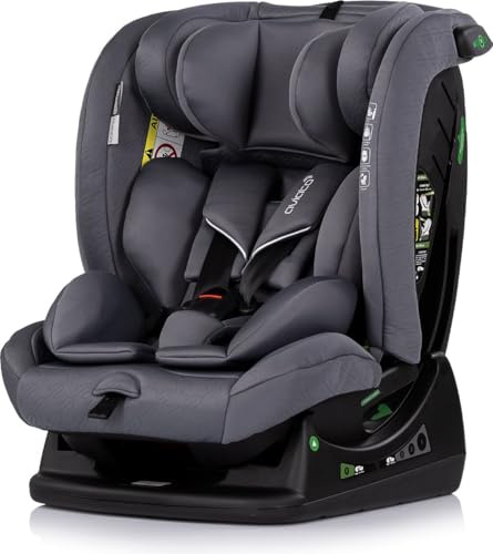 Chipolino Kindersitz i-Size Aviato (40-150 cm) Gruppe 0/1/2/3, verstellbar grau gemustert