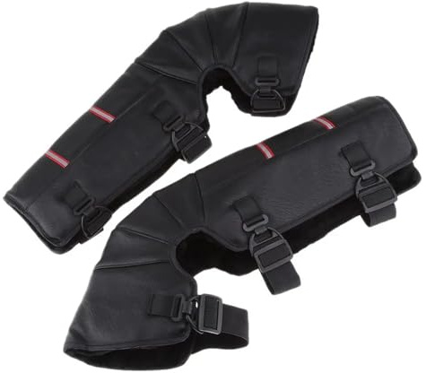 Crepundia Winter Motorrad Knieschoner, Motorrad Roller Winddicht Winter Wärmer Knie & Bein