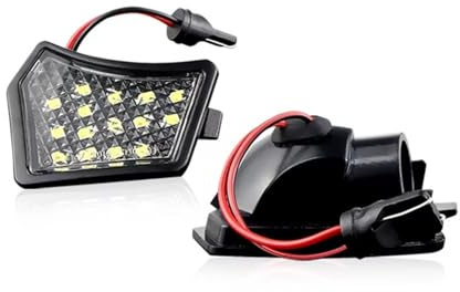 NaNMiBHd Number Plate Light For Jaguar For XJ For XF For XK For XKR For XE 2PCS LED Front Under Mirror Lamp