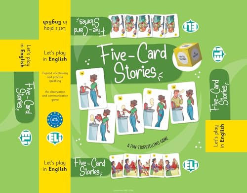 Five-Card Stories: A Fun Storytelling Game. Spiel mit 2X 100 Spielkarten, Würfel und Spielanleitung
