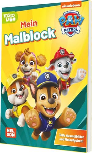 PAW Patrol Kindergartenheft: Mein Malblock: Tolle Ausmalbilder und Malaufgaben! | Mehr als 60 großflächige Malvorlagen und einfache Rätsel ab 3 Jahren