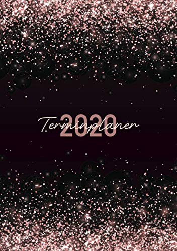 Terminplaner 2020: Ein Kalender und Wochenplaner für das Jahr 2020. Pro Woche zwei Seiten. Taschenkalender im Format DIN A5. Edition: Glitter.