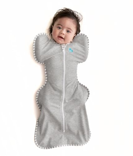 LOVE TO DREAM Swaddle Up Original - Pucksack (Größe S - 3,5 - 6 kg), Grau