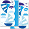 Wandkings Segelboot Ahoi Wandsticker Set, 26 Aufkleber, 2 DIN A4 Bögen, Gesamtfläche 60 x 20 cm
