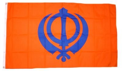 Flagge Fahne Sikh 90 x 150 cm FLAGGENMAE® Fahnen