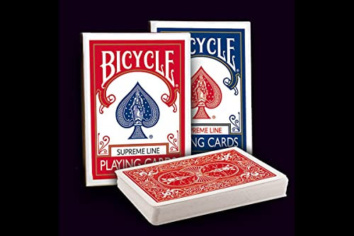 Bicycle 2 mazzi Carte Supreme Line - (Blu-Rosso)