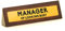 Boxer Gifts Targa da scrivania con scritta Manager of Looking Busy, divertente regalo per capo e manager, collega Secret Santa, accessorio da scrivania per ufficio