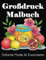 Großdruck Malbuch: Einfache Muster für Erwachsene