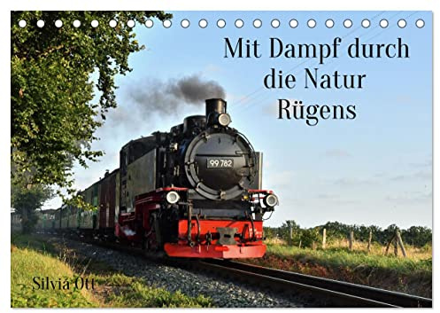 Mit Dampf durch die Natur Rügens (Tischkalender 2026 DIN A5 quer), CALVENDO Monatskalender: Aufnahmen des Rasenden Rolands auf Rügen (CALVENDO Mobilitaet)