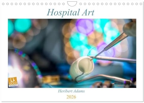 Hospital Art (Wandkalender 2026 DIN A4 quer), CALVENDO Monatskalender: Die Kunst, Krankenhausszenen in ein positives Licht zu setzen, ist hier in besonderer Art gelungen! (CALVENDO Gesundheit)