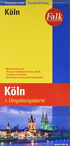 Falk Stadtplan Extra Standardfaltung Köln