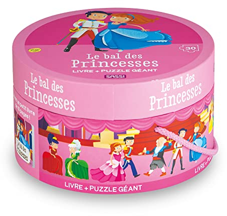 Le bal des princesses. Round boxes. Ediz. a colori: Avec un livre, un puzzle géant et un poster (Sassi junior)