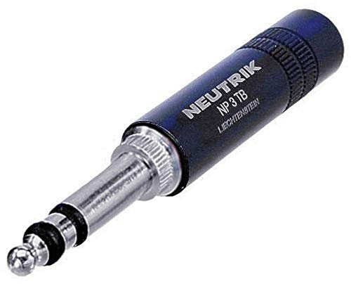 Neutrik NP3TB-B Militär-Telefonstecker, Schwarz