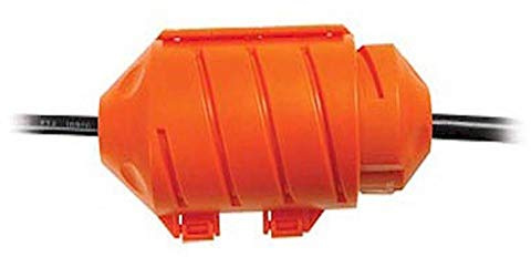 Farm Innovators CC-1 Cord Connect Water-Tight Electrical Extension Cord Lock, Orange, 1-Pack