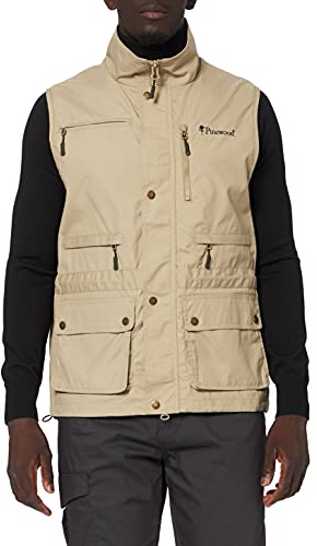 Pinewood Herren Outdoorweste Tiveden, Grün (Midgreen/137), M