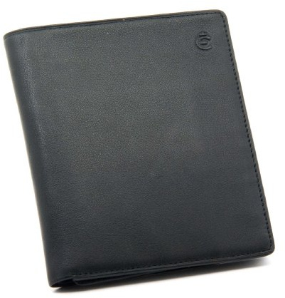 Esquire Münzbörse Logo Hochformatbörse Schwarz 099910