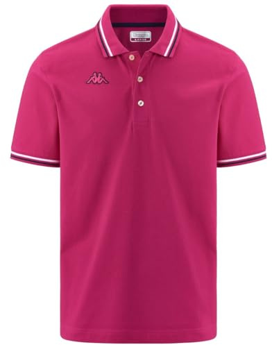 Kappa - Polo, Uomo, Viola, Cotone, Sportivo, Logo Maltax 5, Taglia: M
