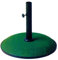 Base de cemento para sombrilla Kroma, redonda, color verde, 25 kg.