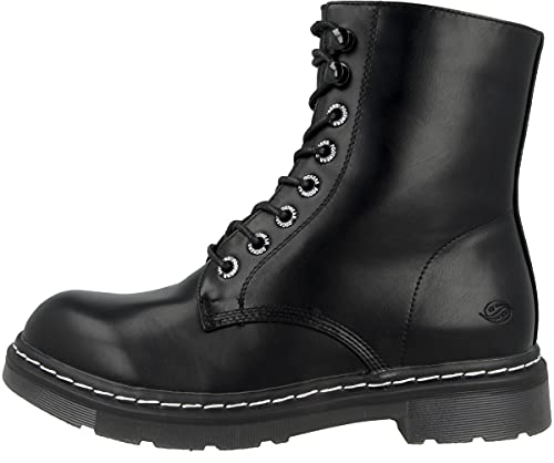 Dockers by Gerli 45ts201, Stivali Combat Donna, Nero (Schwarz 100), 36 EU