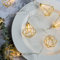 Wankd Lichtkette Geometrisch LED Metal Lichterketten 1.5M 10 LED Batteriebetrieben Funkeln Lichter für Schlafzimmer Hochzeit Weihnachten Haus Dekoration, Warm Weiß, Diamant, IP44