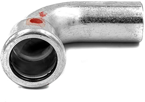 SANHA-Therm (Serie 24000) C-Stahl Pressfittinge SA, V, M-Profil Bogen 90°C Innengewinde - Außengewinde (15)