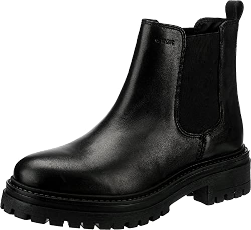 Geox D Iridea B, Stivaletti Donna, Nero (Black C9999), 36 EU