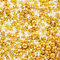 Super Streusel GoldFlimmer Glitzer Zuckerdekor Kugel Mix | Streusel Weihnachten essbar | Tortendeko Weihnachten für Keks, Kuchen uvm. | Gold Essbar für Torten | Tortendekoration Weihnachten (90g)
