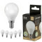 Cepewa LED SMD Leuchtmittel 6er Set | E14 Birnenform 3W 2700K warmweiß | Leuchte Lampe Glühbirne (1 x 6er Set LED Leuchtmittel E14 Birne)