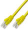 D.Square - Cable Ethernet Internet LAN 5m, Cat.6 U/UTP Amarillo, Cable de Red LSOH, Conector Rj45, 1 GB/S, Ideal para Router/Móderms, Switch, Repetidor, Ordenador, Portátil, Red Locales.