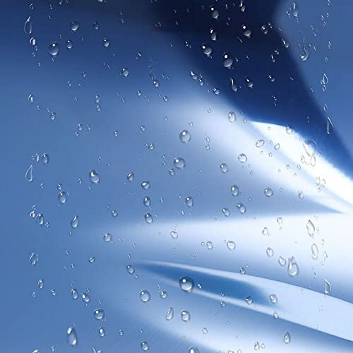 PSSC Window Film Reflective One Way Glass Privacy Solar Tint Self-Adhesive Dark Blue 60cm x 750mm